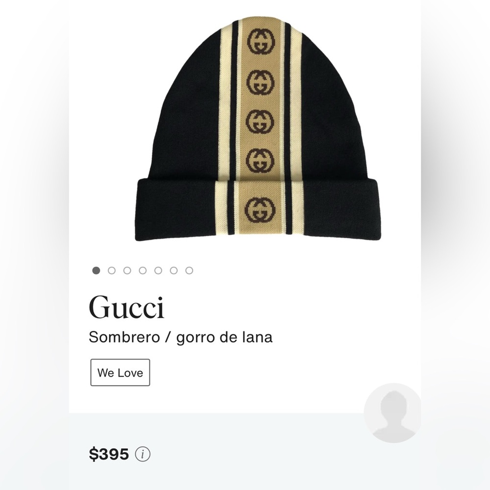 Gucci beanie hat